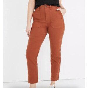 Madewell Curvy Stovepipe Fatigue Pants